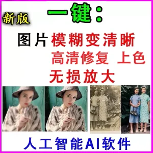 画质修复工具-Ai图像处理画质修复无损放大8倍神器-欢迎访问本站
